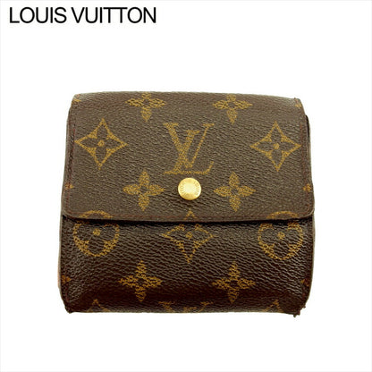 LOUIS VUITTON Bifold Wallet M61652 Brown beige gold Porte Monnaie Billets Cartes Credit