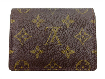 LOUIS VUITTON Pass case M60533 Brown beige Porto 2 Cult Vertical