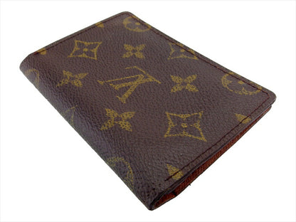 LOUIS VUITTON Pass case M60533 Brown beige Porto 2 Cult Vertical
