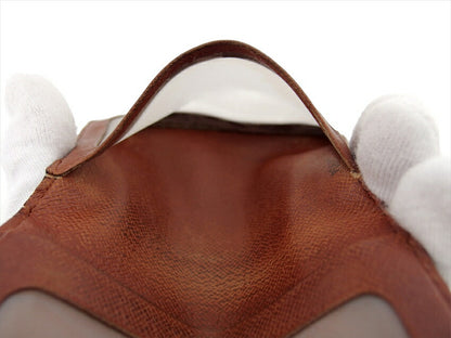 LOUIS VUITTON Pass case M60533 Brown beige Porto 2 Cult Vertical