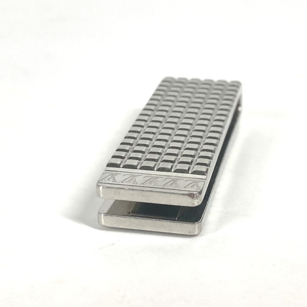 LOUIS VUITTON Money clip M65061 metal Silver Pansavier digits mens Used Authentic