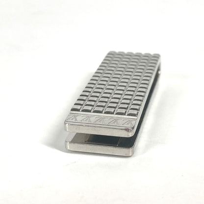 LOUIS VUITTON Money clip M65061 metal Silver Pansavier digits mens Used Authentic