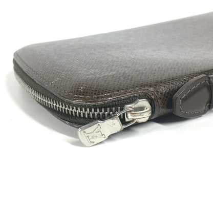 LOUIS VUITTON Long Wallet Purse M30658 Taiga Leather Brown Taiga Organizer Atoll