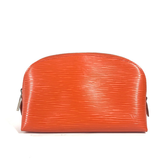 LOUIS VUITTON Cosmetics Pouch M40642 Epi Leather Orange Epi Pochette Cosmetic PM