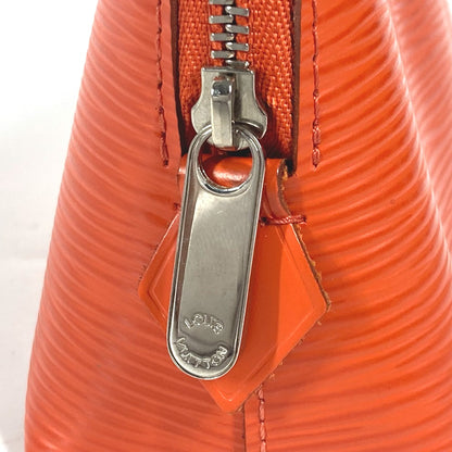 LOUIS VUITTON Cosmetics Pouch M40642 Epi Leather Orange Epi Pochette Cosmetic PM
