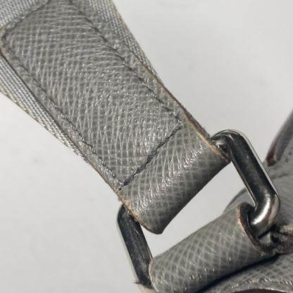LOUIS VUITTON Shoulder Bag M32623 Taiga Leather gray Taiga Roman MM