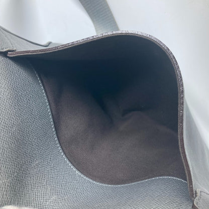 LOUIS VUITTON Shoulder Bag M32623 Taiga Leather gray Taiga Roman MM