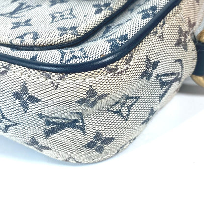 LOUIS VUITTON Shoulder Bag N41127 Damier Jean Canvas Navy Damier Jean Petite message