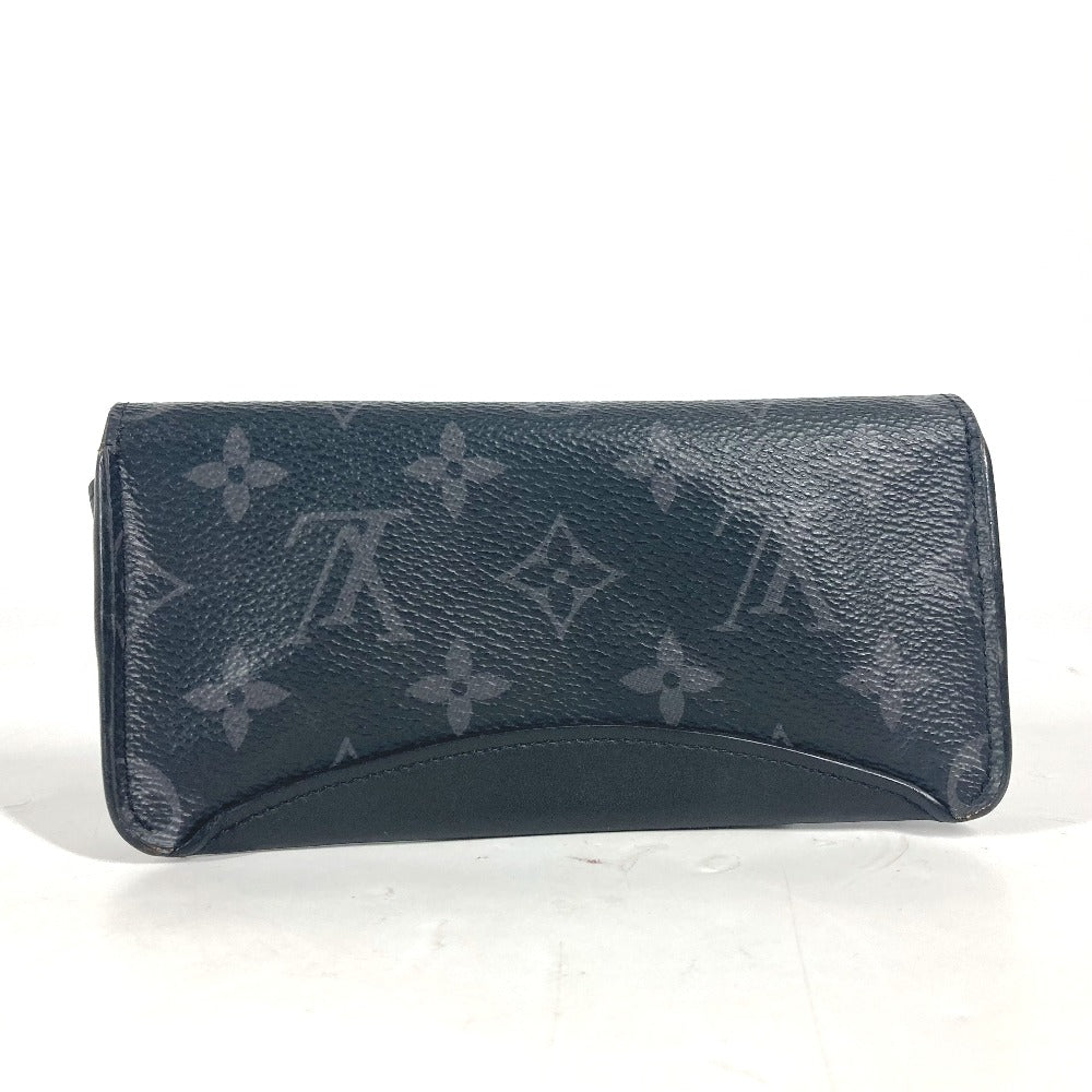 LOUIS VUITTON glasses case GI0296 Monogram Eclipse Canvas black Monogram Eclipse Etui Lunette Woody