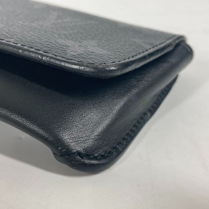 LOUIS VUITTON glasses case GI0296 Monogram Eclipse Canvas black Monogram Eclipse Etui Lunette Woody
