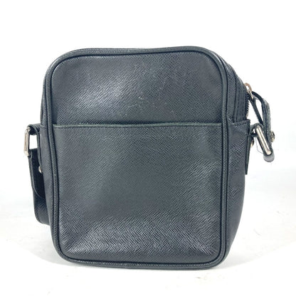 LOUIS VUITTON Shoulder Bag M32462 Taiga Leather black Taiga Dimitri
