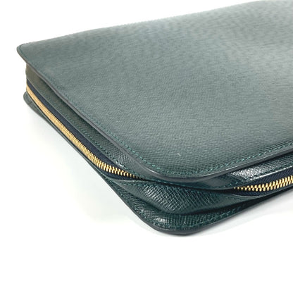 LOUIS VUITTON Business bag M30064 Taiga Leather green Taiga Baltic