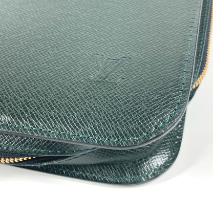 LOUIS VUITTON Business bag M30064 Taiga Leather green Taiga Baltic