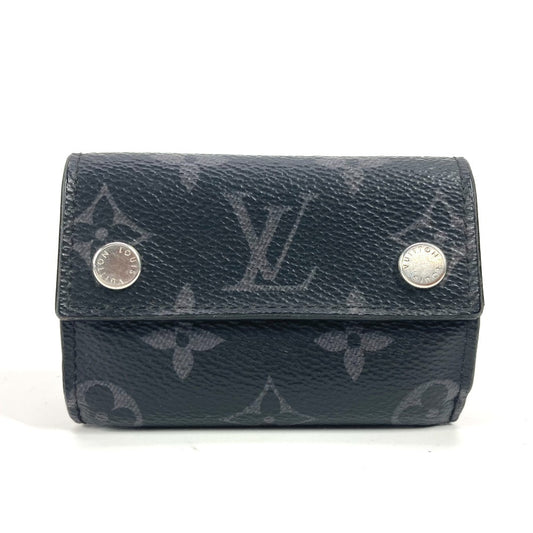 LOUIS VUITTON Trifold wallet M67630 Monogram Eclipse Canvas black Monogram Eclipse Discovery Compact