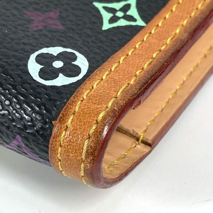 LOUIS VUITTON Long Wallet Purse M92658 Monogram multicolor canvas black Monogram multicolor Porte Tresor International