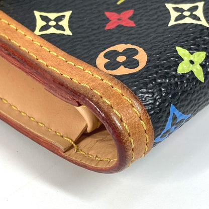 LOUIS VUITTON Long Wallet Purse M92658 Monogram multicolor canvas black Monogram multicolor Porte Tresor International