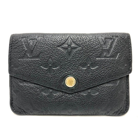 LOUIS VUITTON Coin case M60633 Monogram Ann Platt Leather black Monogram Ann Platt Pochette cree