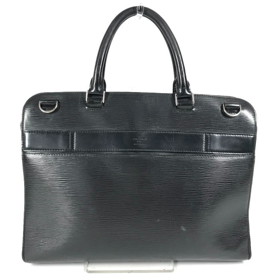 LOUIS VUITTON Business bag M54032 Epi Leather black Epi Bassano MM