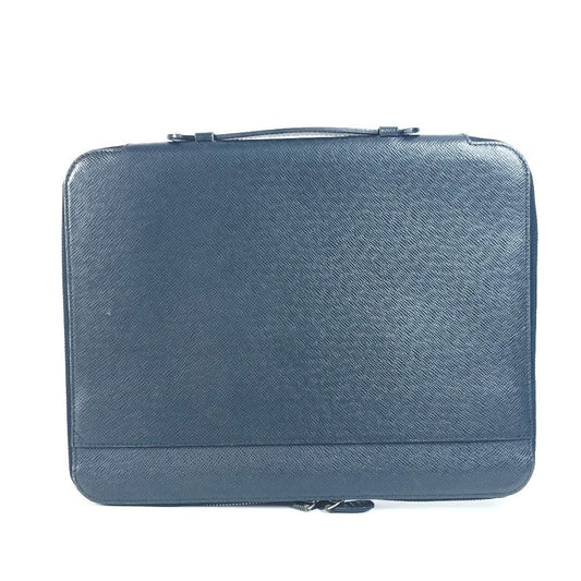 LOUIS VUITTON Clutch bag M32612 Taiga Leather black Taiga Vladimir