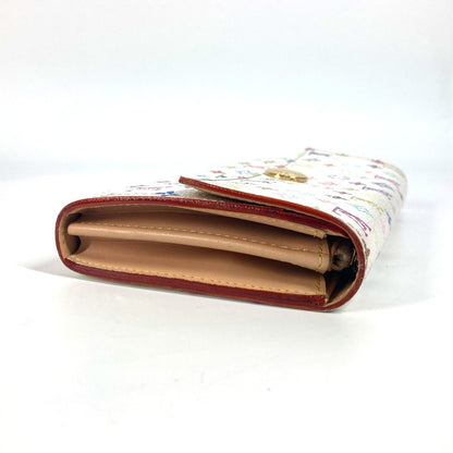 LOUIS VUITTON Long Wallet Purse M93532 Monogram multicolor canvas white Monogram multicolor Portefeuille Sara