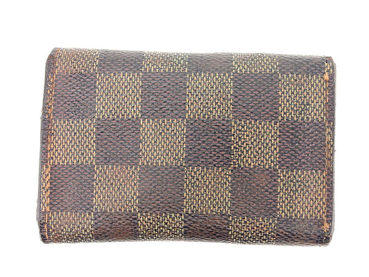 LOUIS VUITTON Key case Key holder N62630 Brown beige gold Multicles6