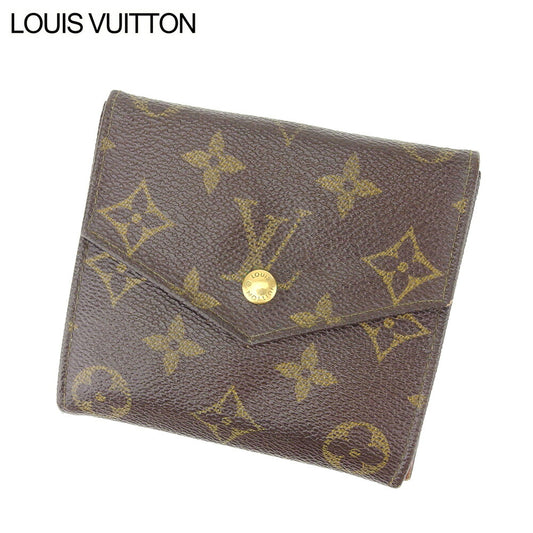 LOUIS VUITTON Bifold Wallet M61660 Brown beige gold Portonebi (old type)
