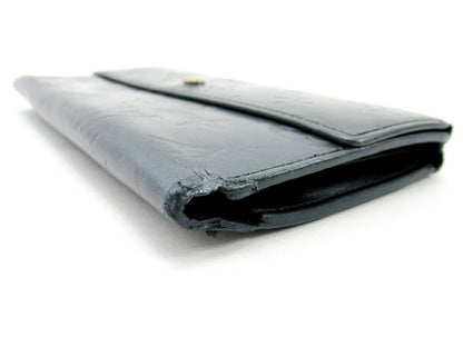 LOUIS VUITTON Long Wallet Purse M65105 blue Porte Tresor