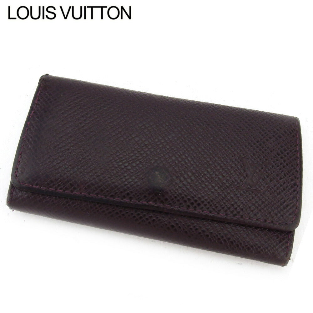 LOUIS VUITTON Key case Key holder M30526 Bordeaux /Multicles4