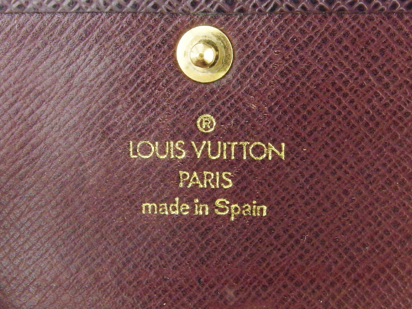LOUIS VUITTON Key case Key holder M30526 Bordeaux /Multicles4