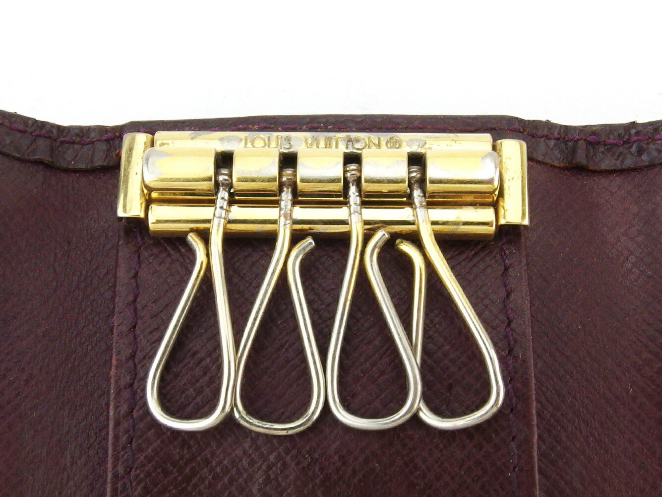 LOUIS VUITTON Key case Key holder M30526 Bordeaux /Multicles4