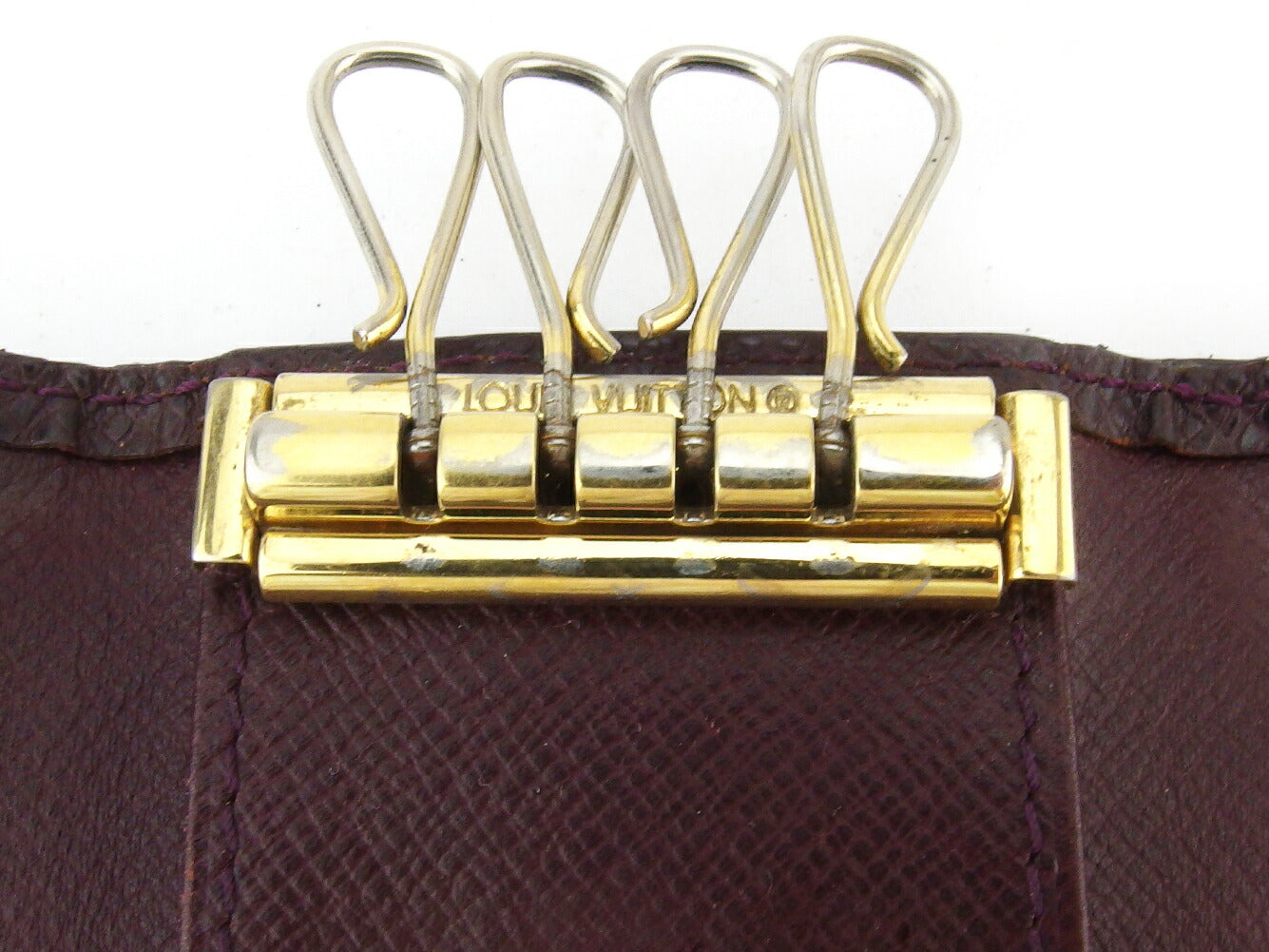 LOUIS VUITTON Key case Key holder M30526 Bordeaux /Multicles4