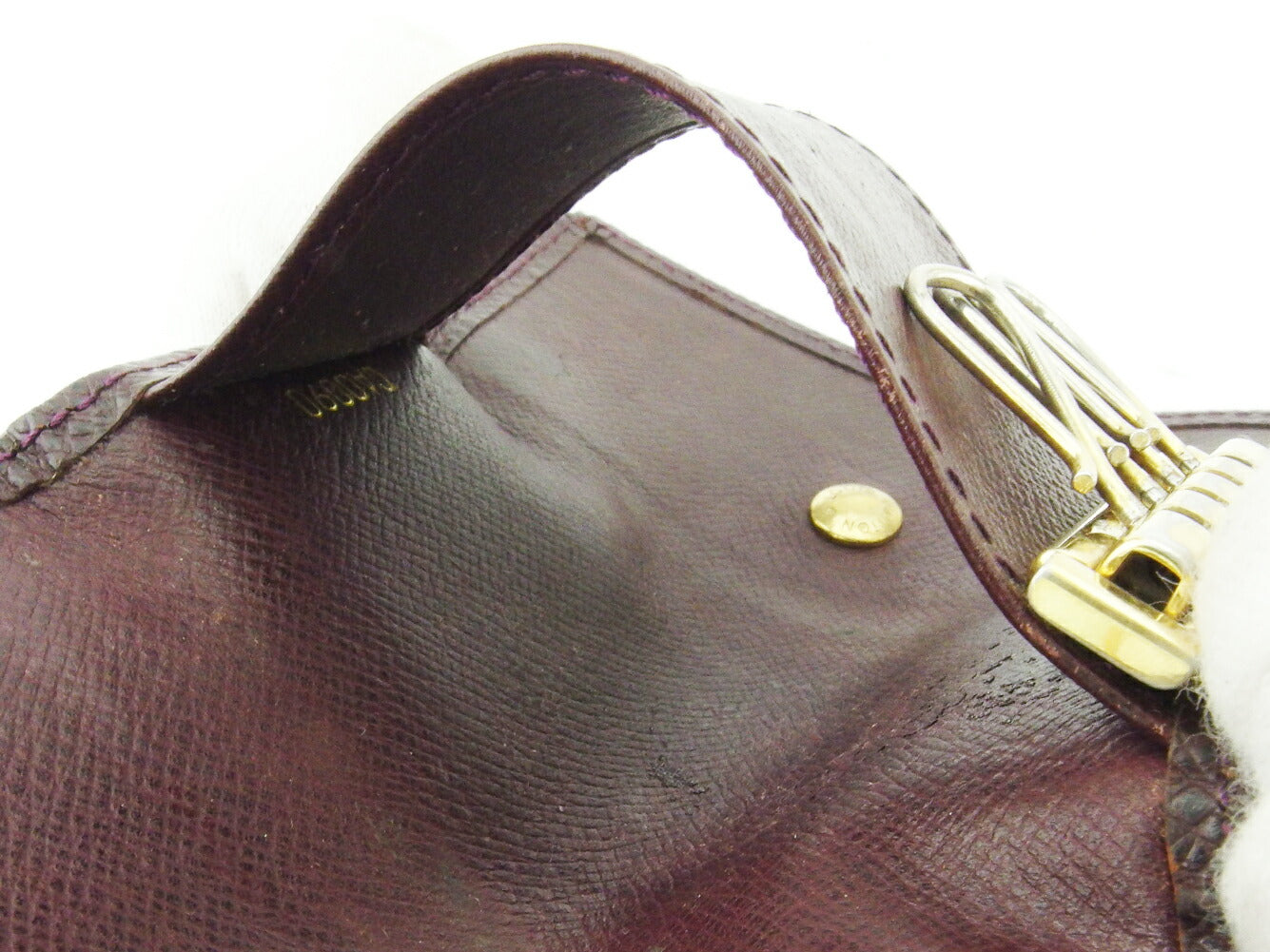 LOUIS VUITTON Key case Key holder M30526 Bordeaux /Multicles4