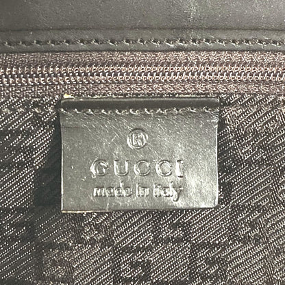 GUCCI Handbag 000 0844 Suede / leather black vintage logo