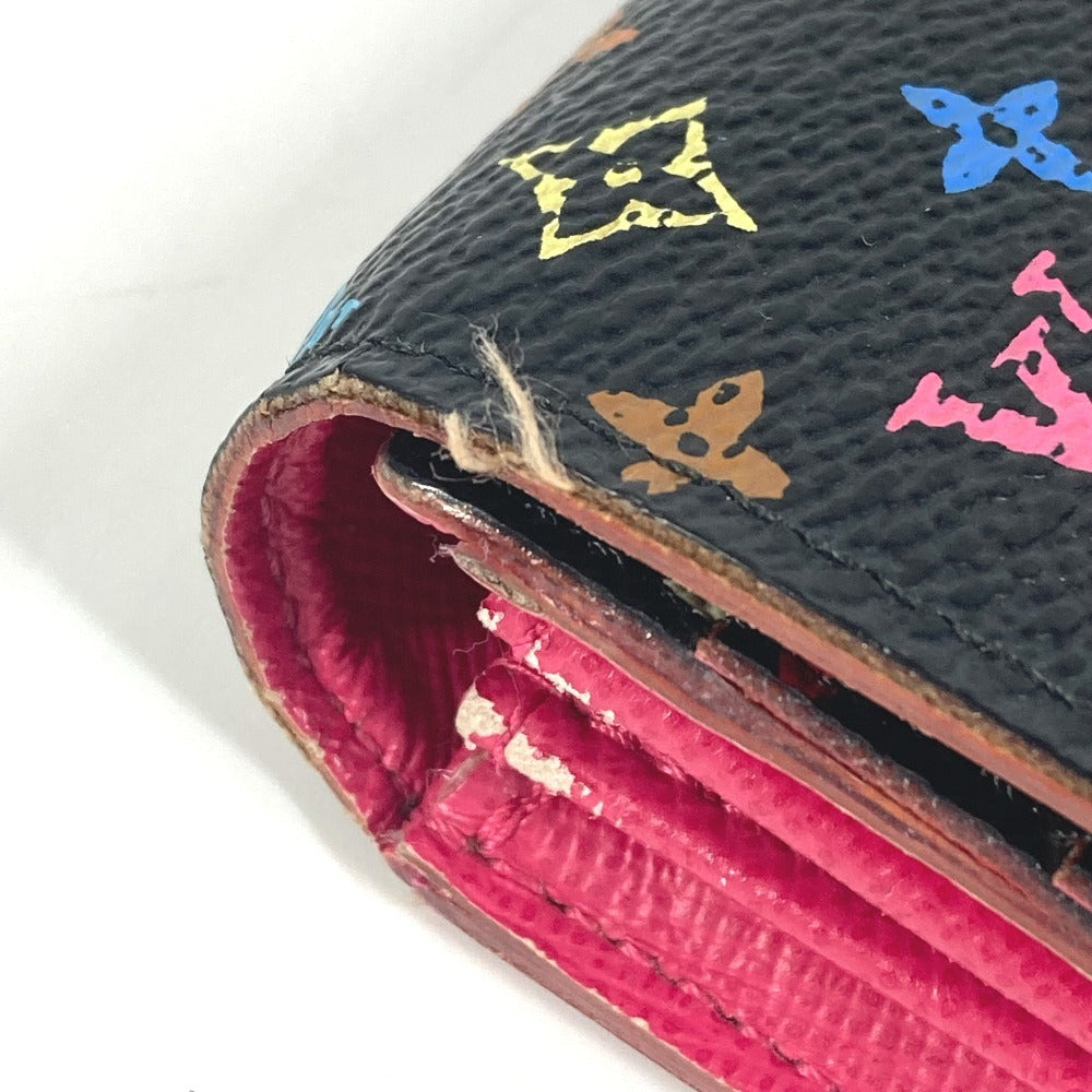 LOUIS VUITTON Long Wallet Purse M93533 Monogram multicolor canvas black Monogram multicolor Portefeuille Sarah