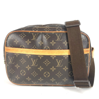LOUIS VUITTON Shoulder Bag M45254 Monogram canvas Brown Monogram Reporter PM