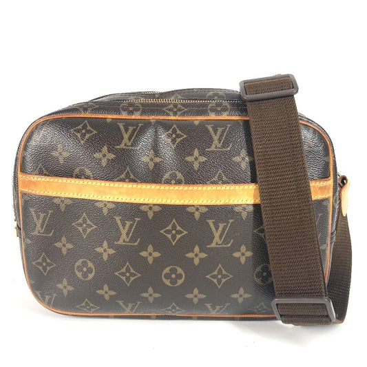 LOUIS VUITTON Shoulder Bag M45254 Monogram canvas Brown Monogram Reporter PM