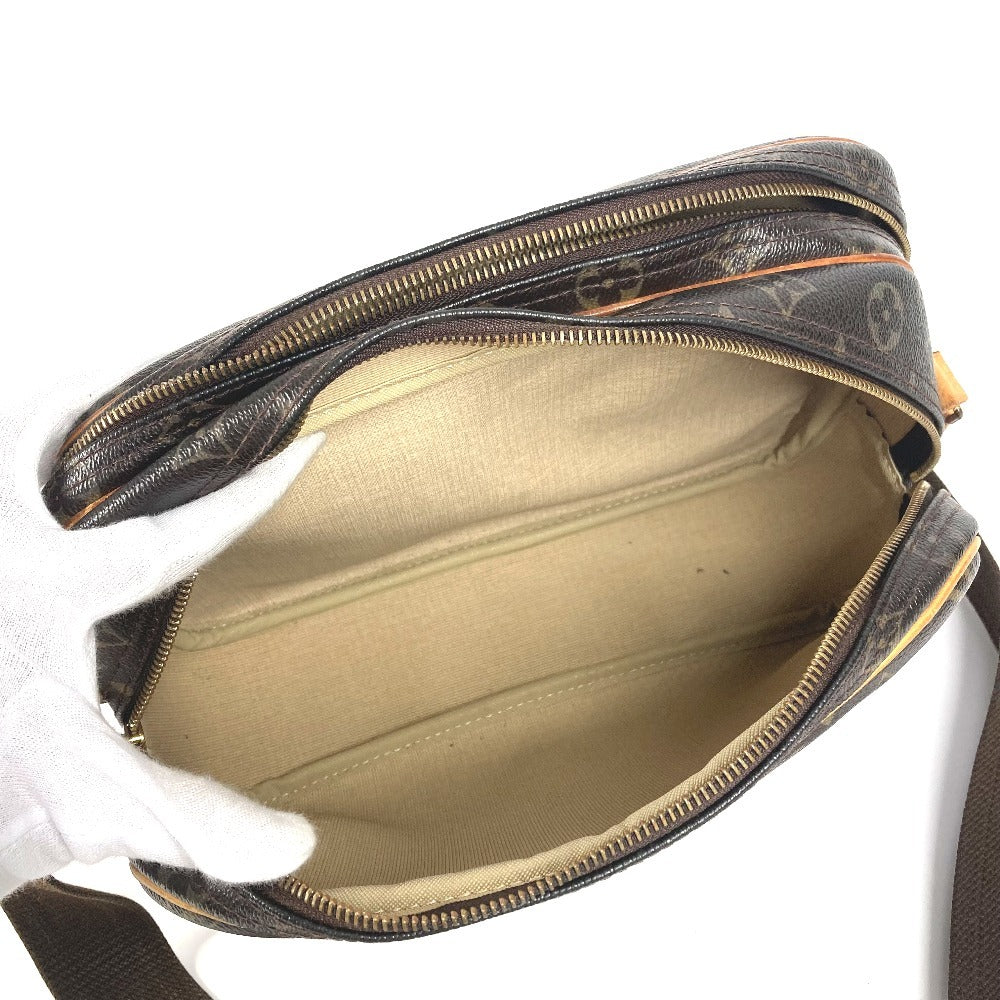 LOUIS VUITTON Shoulder Bag M45254 Monogram canvas Brown Monogram Reporter PM