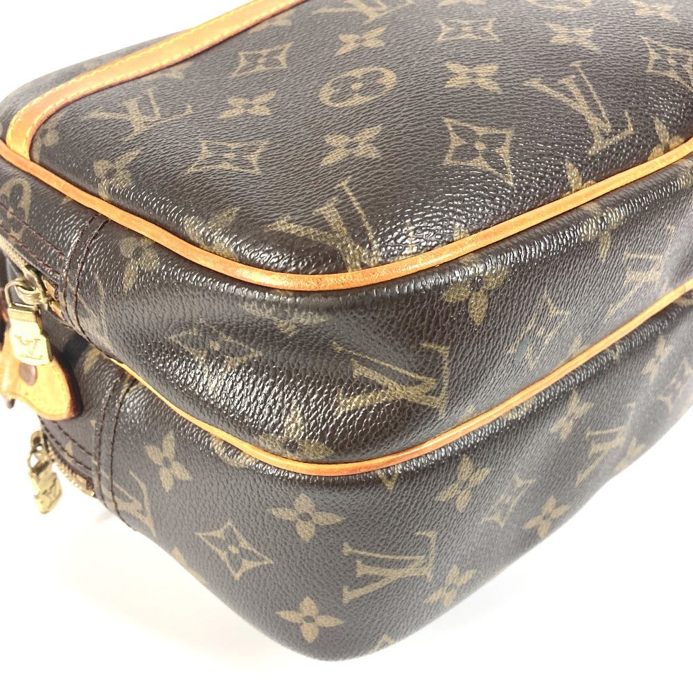 LOUIS VUITTON Shoulder Bag M45254 Monogram canvas Brown Monogram Reporter PM