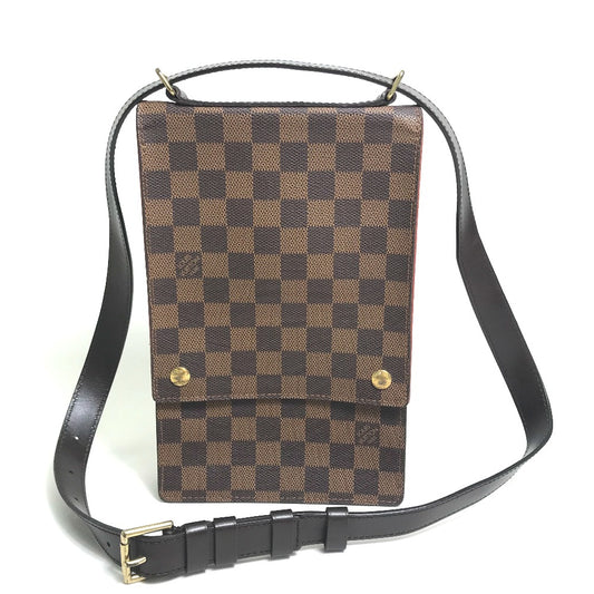 LOUIS VUITTON Shoulder Bag N45271 Damier canvas Brown Damier Portello