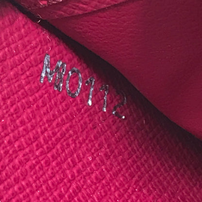 LOUIS VUITTON Long Wallet Purse M60305 Epi Leather Dark pink Epi Zippy wallet