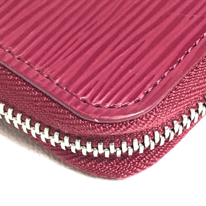 LOUIS VUITTON Long Wallet Purse M60305 Epi Leather Dark pink Epi Zippy wallet