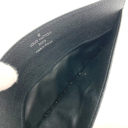 LOUIS VUITTON Card Case Damier Grafitto Canvas black Damier Grafitte