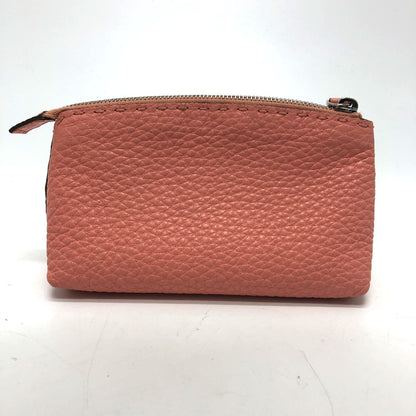 FENDI Pouch 8N0114 leather pink Celeria