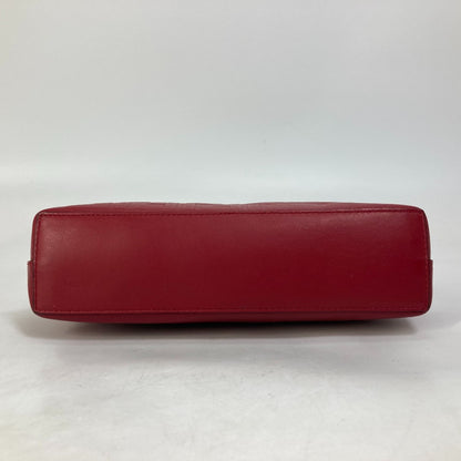 FENDI Clutch bag 7N0106 leather Red Zucca