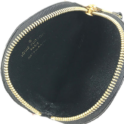 LOUIS VUITTON Coin case M69505 Monogram canvas Red x white x black LV Clafoutis Portonet Ron