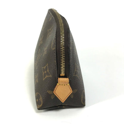 LOUIS VUITTON Pouch M47515 Monogram canvas Brown Monogram Pochette Cosmetic Women Used Authentic