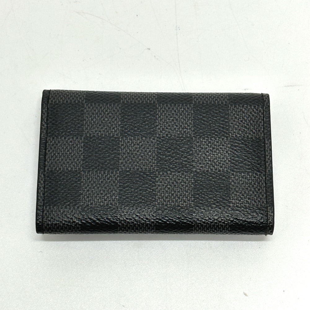 LOUIS VUITTON Key case Key holder  N62662 Damier Grafitto Canvas black Damier Grafitte Multicles6
