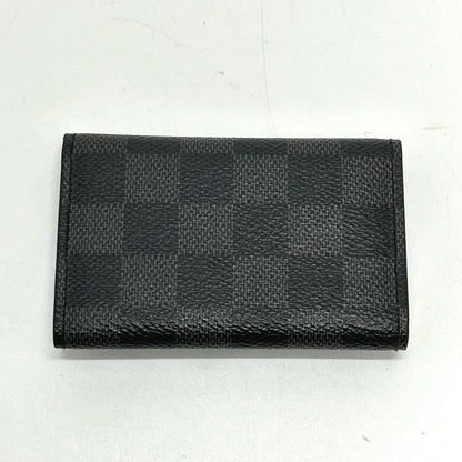 LOUIS VUITTON Key case Key holder  N62662 Damier Grafitto Canvas black Damier Grafitte Multicles6