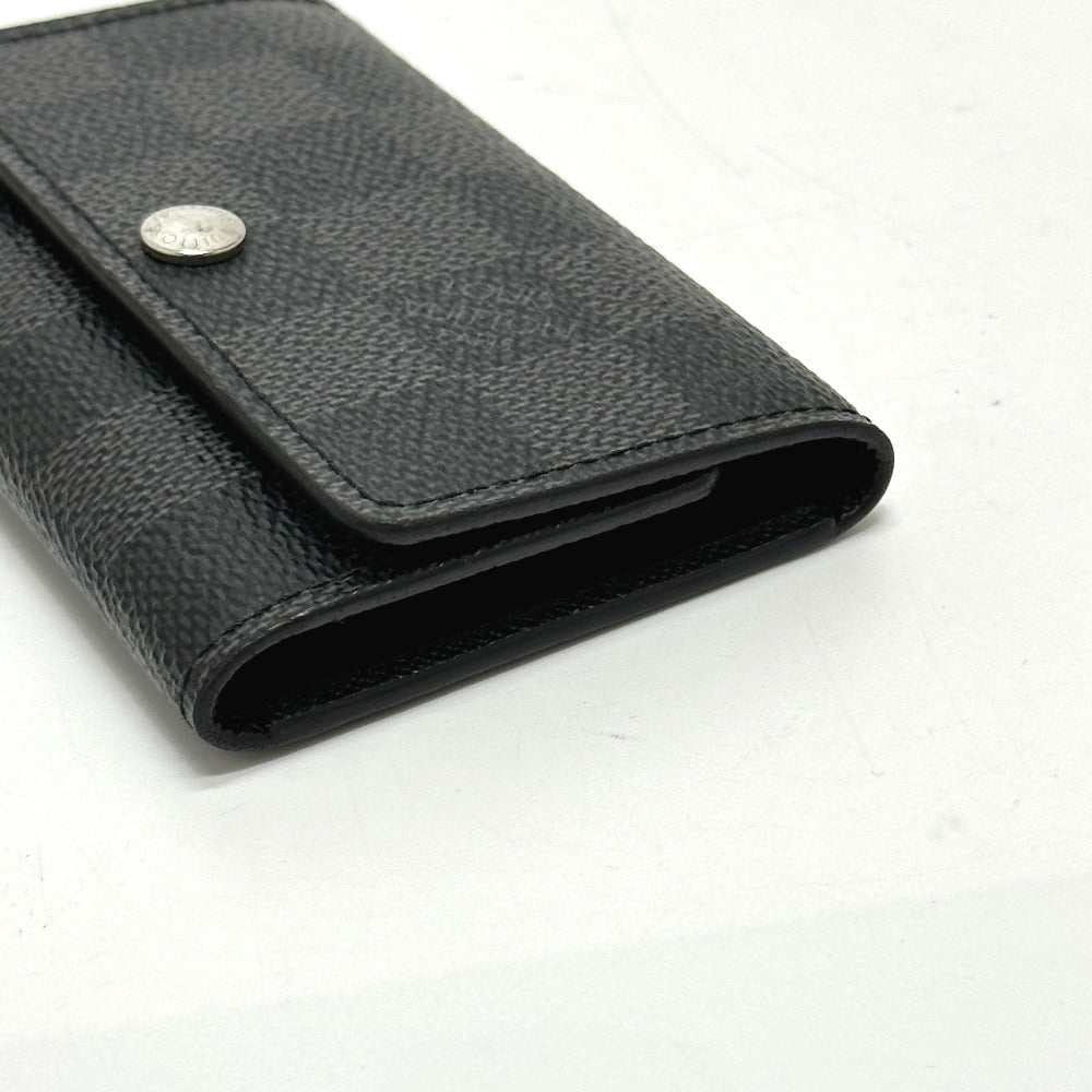 LOUIS VUITTON Key case Key holder  N62662 Damier Grafitto Canvas black Damier Grafitte Multicles6