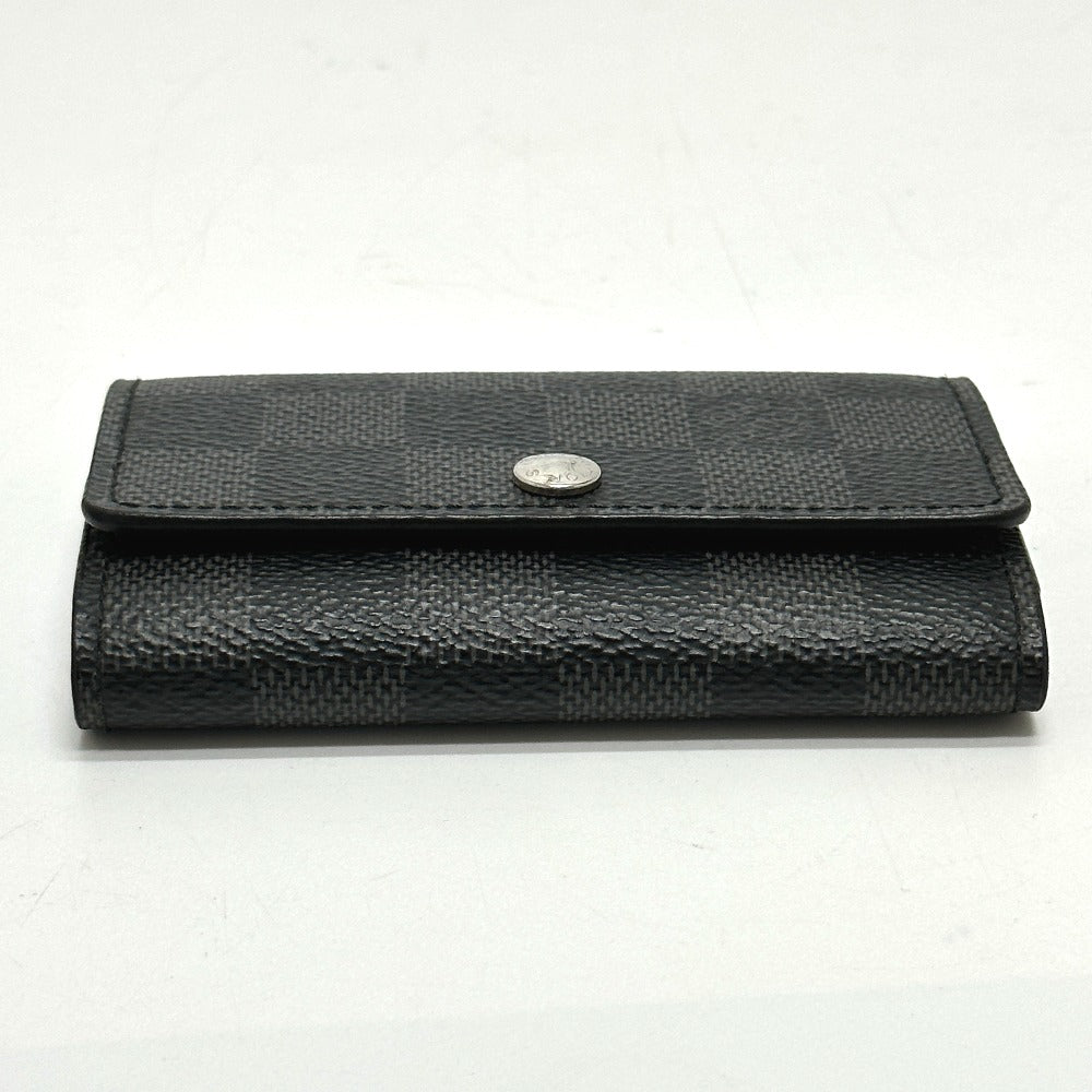 LOUIS VUITTON Key case Key holder  N62662 Damier Grafitto Canvas black Damier Grafitte Multicles6